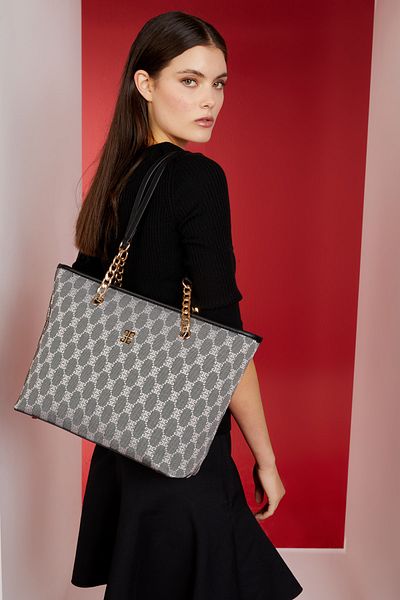 Pierre Cardin Graue Damen-Umhängetasche 05PO23K1666