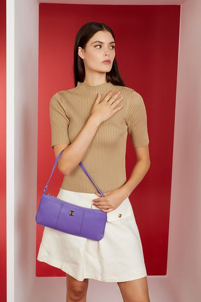 Pierre Cardin Lilac Lux Soft Asos Women's Shoulder Bag 05Po22Y1564