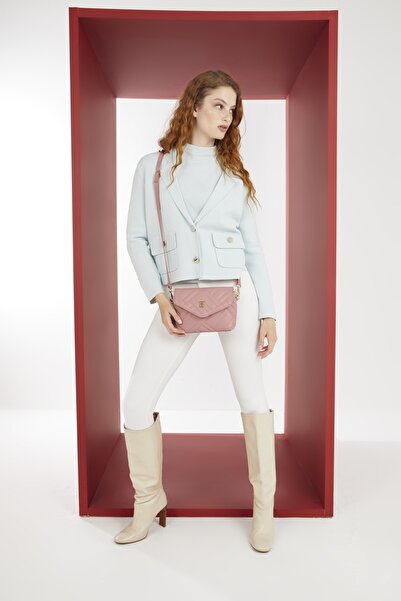 Pierre Cardin Dusty Rose Lux Soft Asos γυναικεία τσάντα ώμου 05PO22K1621