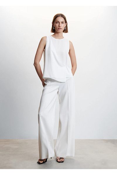 MANGO Woman Buttoned Double Breasted Blouse