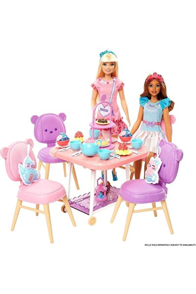 mattel Oyuncak Barbie My First İlk Bebeğim Çay Partisi Oyun Seti Hmm65