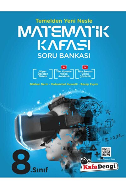 Kafa Dengi Yayınları 8.Sınıf Matematik Kafası Soru Bankası (Tümü Video Çözümlü)