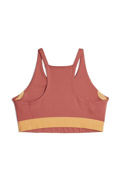 Puma W First Mile High Impact Bra Orange Women's Sports Bra