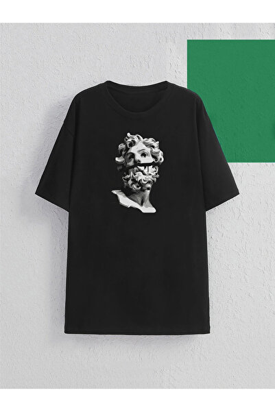 Stendhal TRIOU OVERSIZED PENTRU FEMEI ȘI BĂRBAȚI CU IMPRIMARE SCULPTURE-T