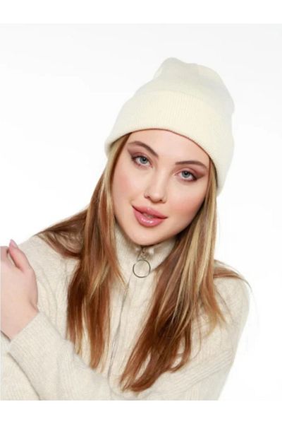 MinaCarin Basic Beret Unisex White