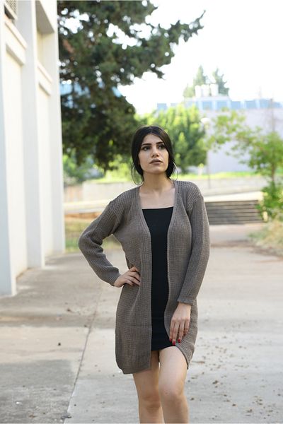 openex tekstil Cardigan de tricotaj tricotat Thessaloniki pentru femei Mink