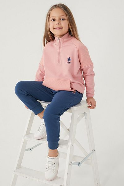 Polo deals pink sweatsuit