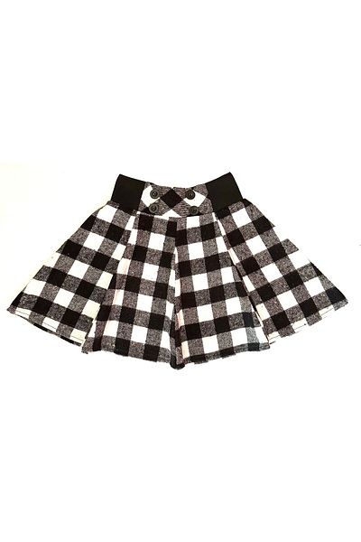 Panino Lumberjack / Plaid Patterned Children's Skirt 3-12 years
