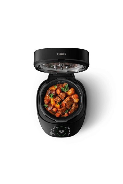 Philips All In One Cooker Çok Amaçlı Basınçlı Pişirici, 5l, 30 Dk’da Leziz Yemekler, siyah hd2151/6