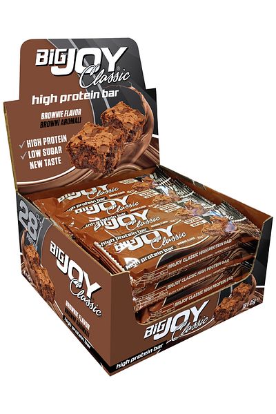 Bigjoy Sports Classic High Protein Bar Brown 45g×16 Pcs