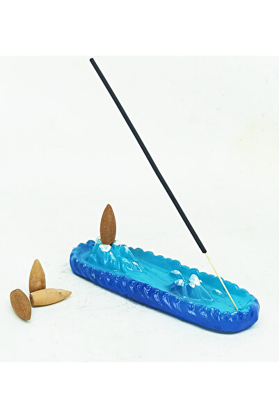 Genel Markalar Himalaya Tasarım Geri Akış ve Çubuk Tütsülük Mavi