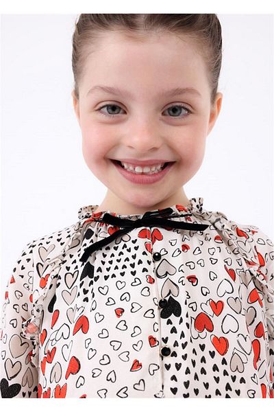MAYORAL Girl's Printed Dress Negro 4922