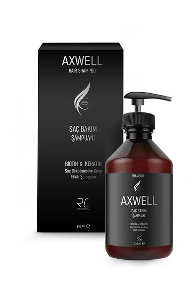 AXWELL 250 Ml Repairing Care Shampoo - Keratin and Biotin Against Hair Loss