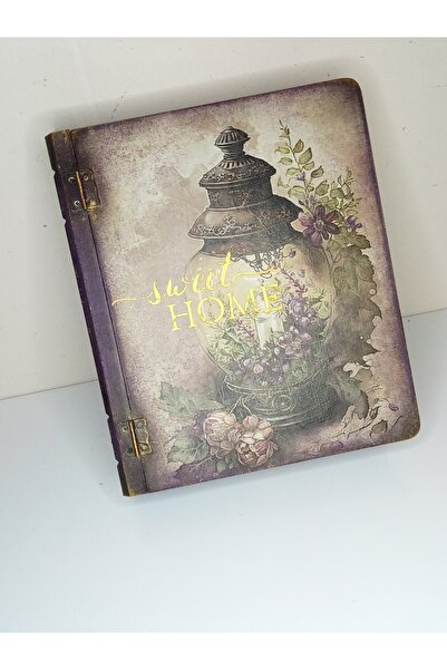 IremTasarimAtolyesi Kitap kutu ahşap dekoratif kutu el boyama hediyelik eşya