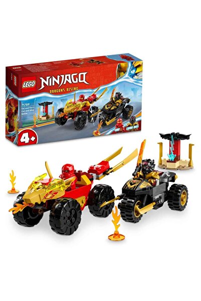 LEGO NINJAGO Kai ve Ras'ın Araba ve Motosiklet Savaşı 71789