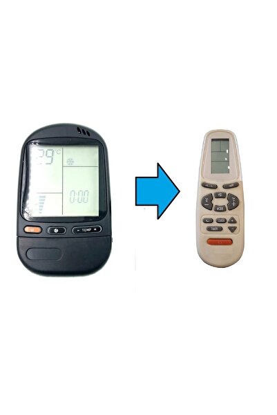 ATAELEKTRONİK Bosch Airwell Emailair Electra Elco Rc-4 Klima Kumandası - Eşdeğer Uyumlu KALIP