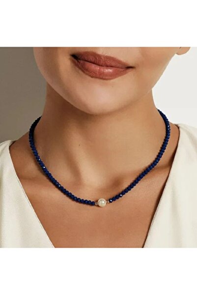 Uno Di Famiglia KRİSTAL CAM BONCUKLU KOLYE , KOLYE 1. KALİTE