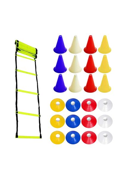 Kodispa training set 12 pieces 17'cm funnel 1 piece 4 meters ladder