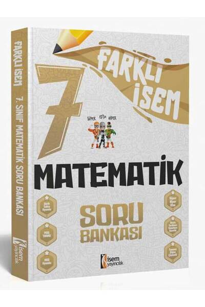 İsem Yayıncılık İsem 7. Sınıf Farklı İsem Matematik Soru Bankası İsem Ayraç H...