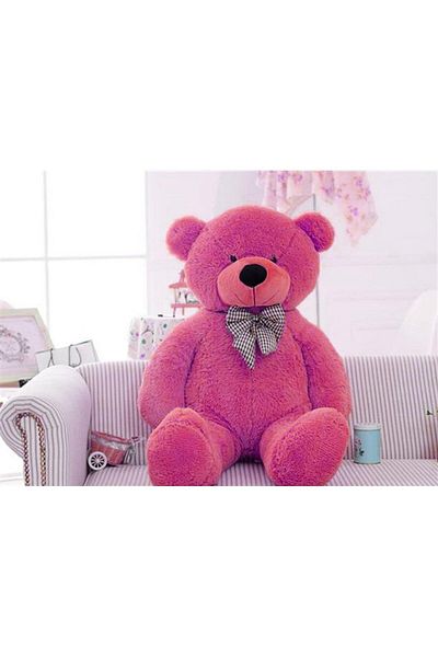 Sole Cute Plush Confused Bear with Bow Tie 80 cm - Special for Lover
