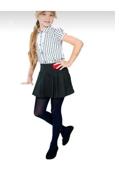 Bella Calze Opaque Girl's Pantyhose School Socks