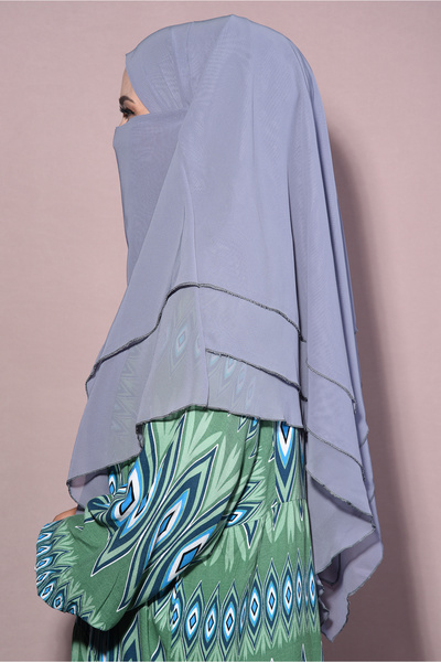 Nowa Scarf Hijab Medium Size Ready Chiffon Souffle Khimar