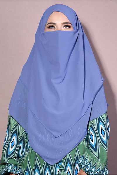 Nowa Scarf Hijab Medium Size Ready Chiffon Souffle Khimar