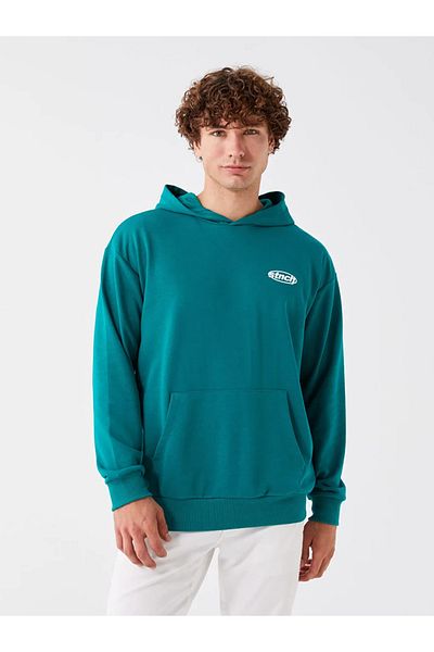 LC Waikiki Мъжка суичър с щампа с дълъг ръкав
