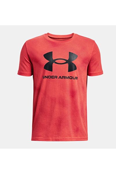 Under Armour Erkek Çocuk UA Sportstyle Logo Baskılı Kısa Kollu 1376733-690