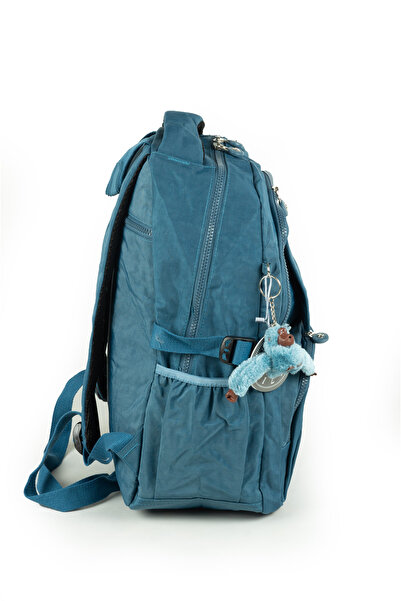 İMAKS 571 Crinkle / Clinkir Impermeabil Ușor Multi-ochi Dimensiune Medie Scoală, Sport, Rucsac Albastru 3D