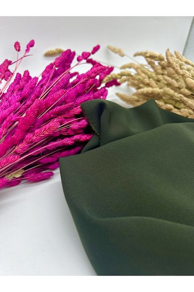 Kumaş Sevdası Khaki Sheet Holder Feracelik Medina Silk