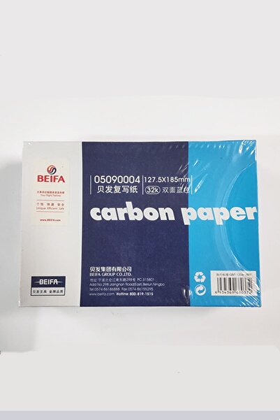 Beifa Karbon Kağıdı 127,5 X 185 Mm 32'lı