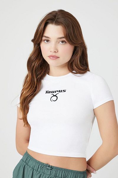 Bengi Clothing Γυναικεία μπλούζα με κοντομάνικη στάμπα σε λευκό χρώμα