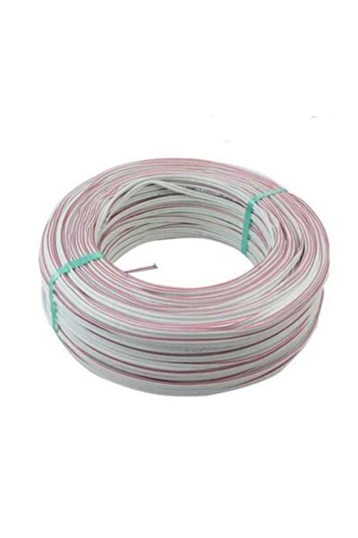 İlker Kırmızı Beyaz 2x0.75mm Kablo 5mt Full Bakır