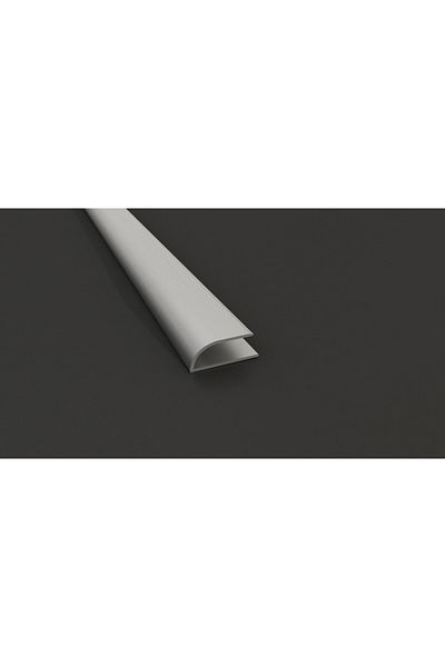 Emek Yapı 90 Cm Gray Aluminum Oval U 10mm Hardwood Bitim Streamer