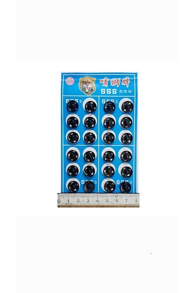 ÇEÇEN HOME Metal, Strut Snap Button No2 (12MM) 24 Pieces