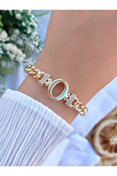 KBC STORE Letter Chain Bracelet (Letter O)