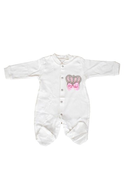 Sitilin Baby Girl King Crowned Stoned Luxury Hospital Discharge Overalls Set of 10 Stl6334