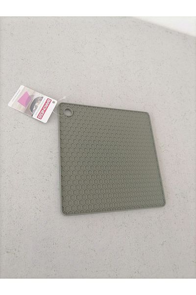 Baroness Heat Resistant Silicone Square Trivet and Griddle Mold Tray Cup Pot Mat