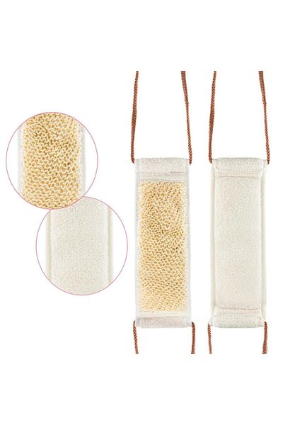 Yetkin Home 100% Natural Bath Shower Back Massage Washcloth Pouch for
