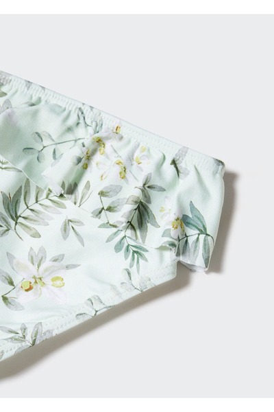 MANGO Baby Leaf Patterned Swimsuit