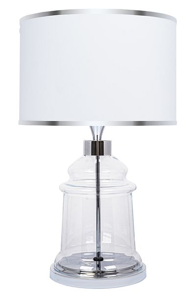 MINIMAL ETICARET VE BILGI TEKNOLOJILERI Royce Silver Glass Lampshade