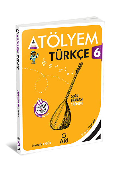 Arı Yayıncılık Arı 6 Sınıf Türkçe TürkçeMino Atölyem 6 . sinif test kitabi kitap