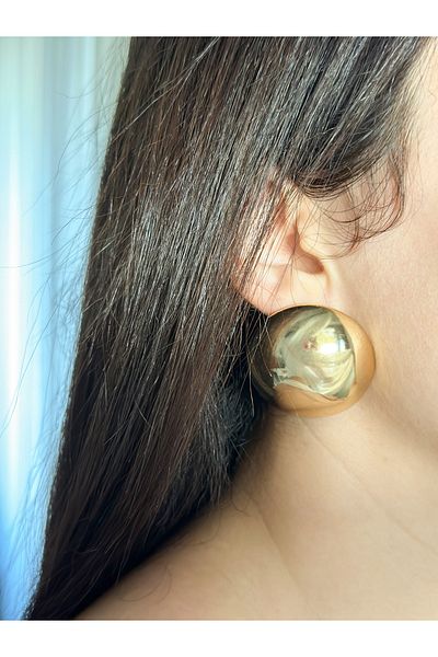 CHARMLUCKY Round Earrings
