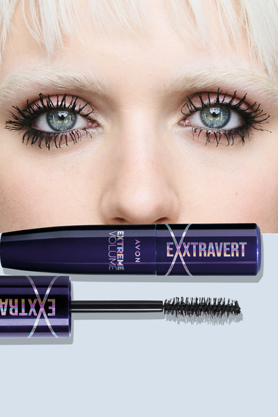 AVON Exxtravert Ekstra Hacim Veren Maskara 9 Ml. Blackest Black