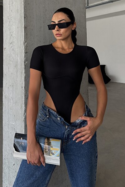 signora rosso Body s krátkým rukávem