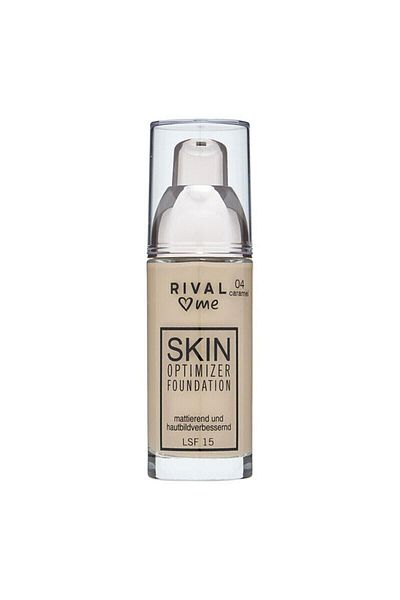 Rival Loves Me SF15 Foundation with Sunscreen Skin Optimizer No:04 Caramel 30 Ml