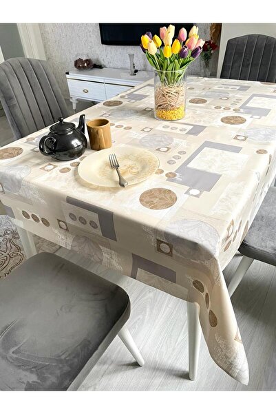 LİMAY Față de masă din PVC ștergabilă - Rezistentă la pete - Anti-alunecare - 1. Lemn de ulei pentru clasă