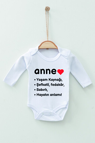 ADABEBEK 100 % Baumwolle Bio Mutter gemusterter Langarm-Bodysuit Baby-Bodysuit