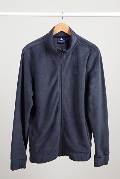 ADAM BOXES جاكيت صوف بسحاب كامل N-alimo - دخاني